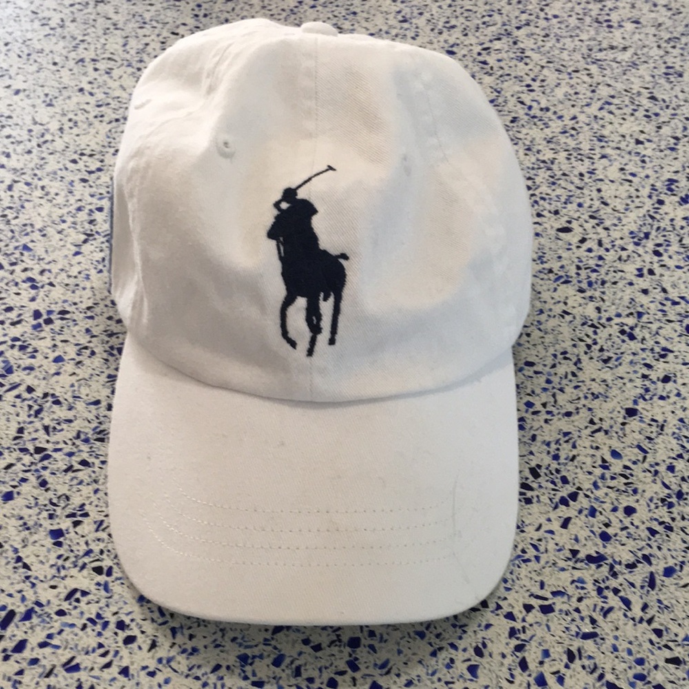 White Polo Ralph Lauren hat